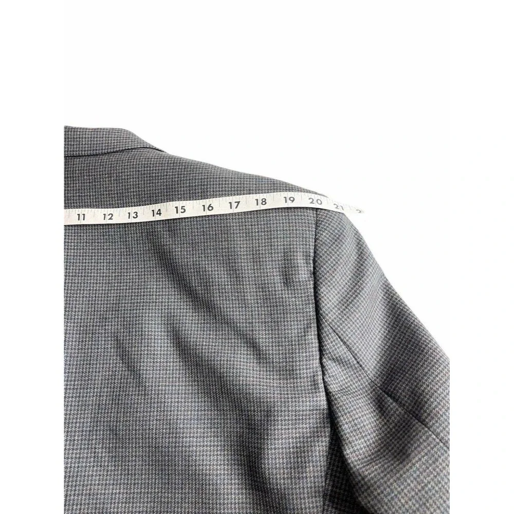 Lauren Ralph Lauren Mens 44R Blazer Wool Jacket Houndstooth Sport Coat